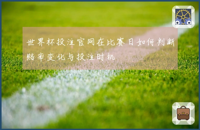 世界杯投注官网在比赛日如何判断赔率变化与投注时机